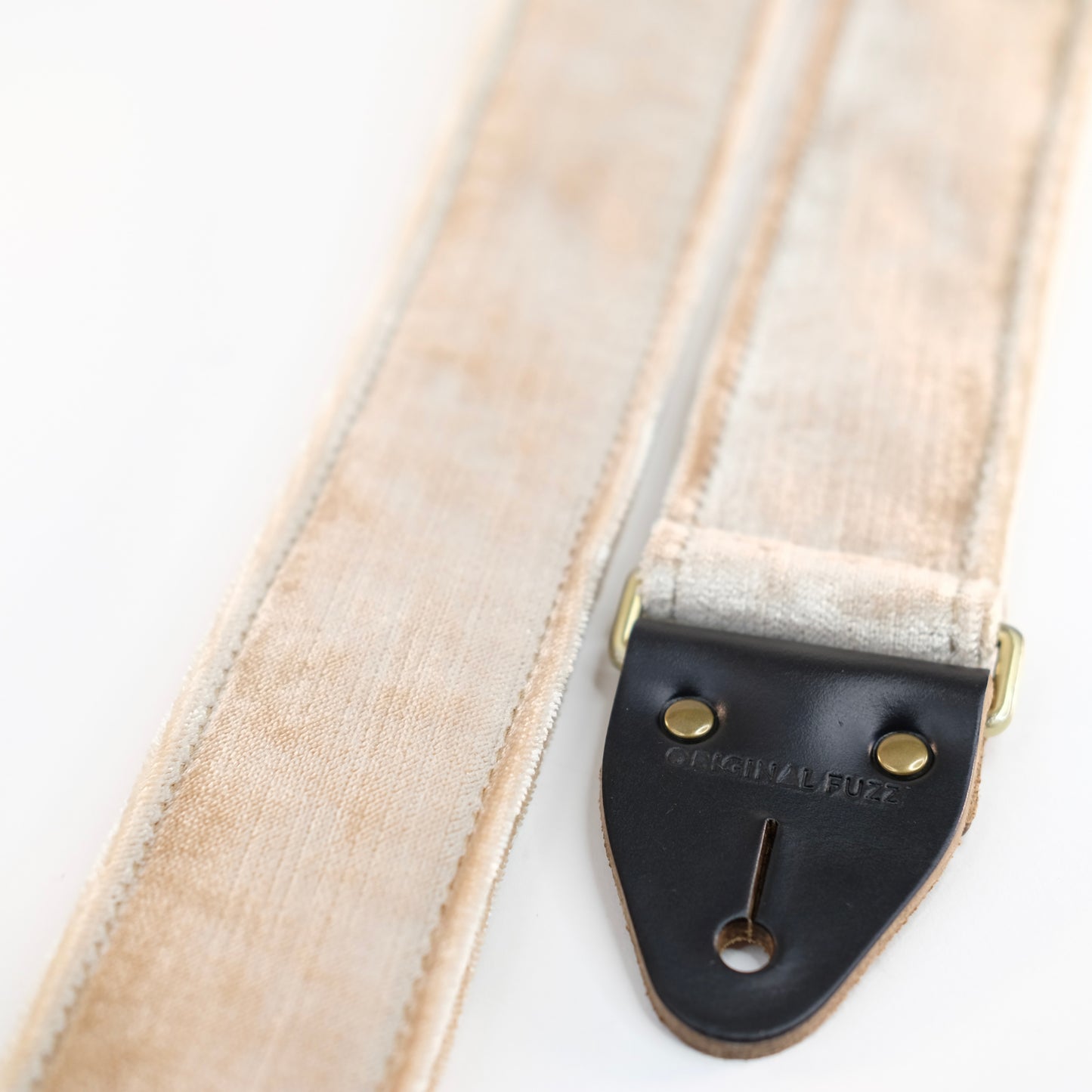 Velvet Guitar Strap in Rose Hill