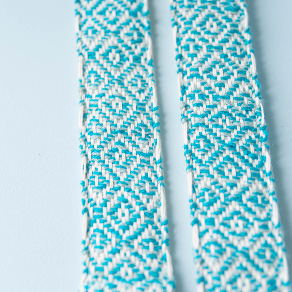 Handwoven Guitar Strap in BNA