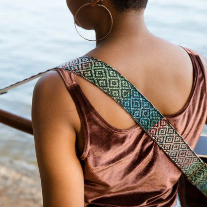 Handwoven Guitar Strap in ORD