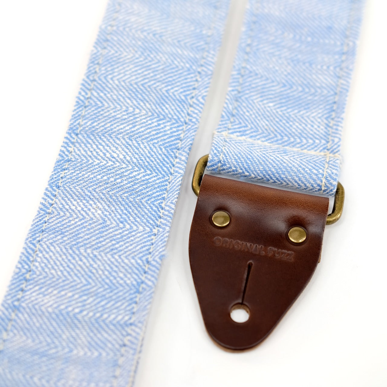 Herringbone Guitar Strap in Topaz