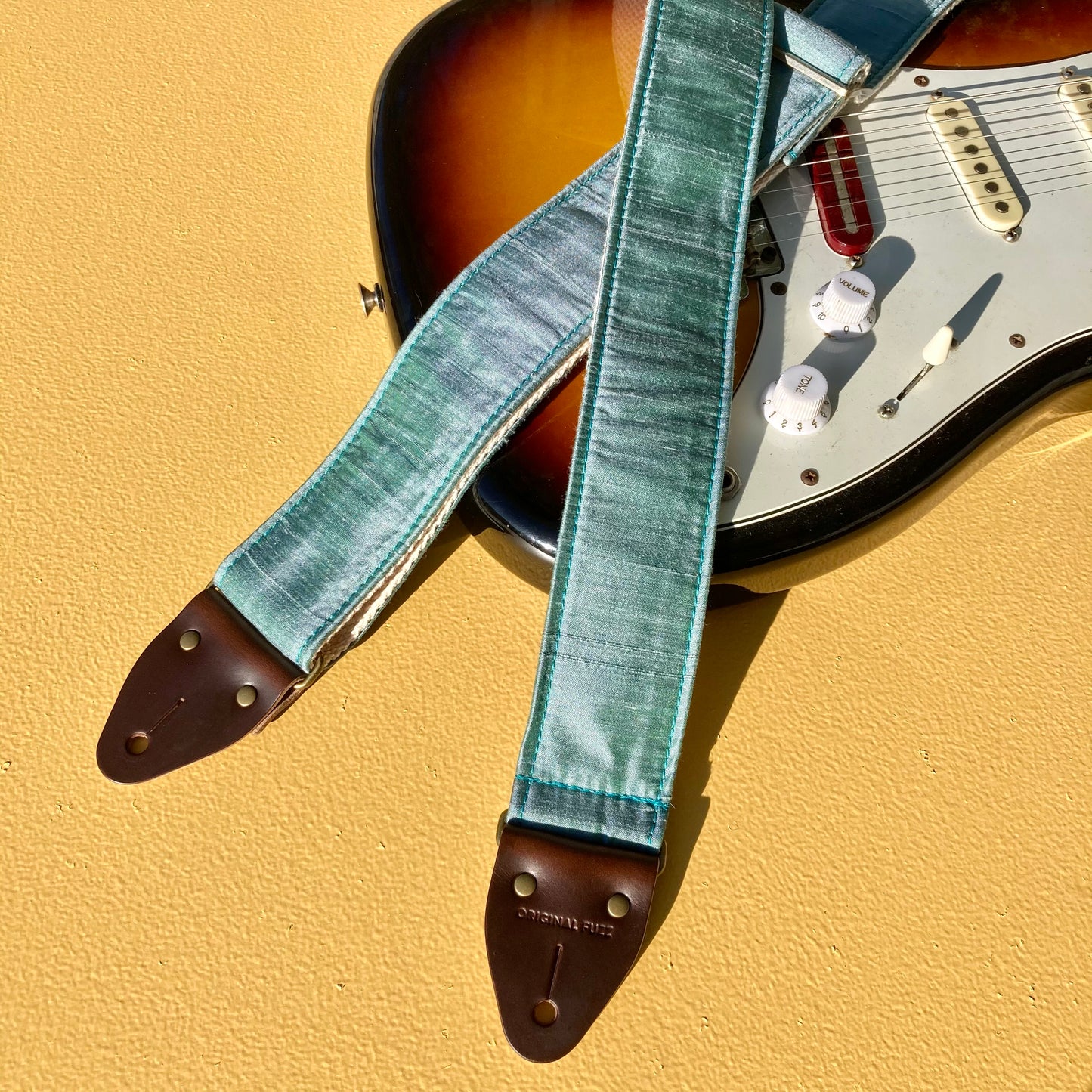 Indian Silk Guitar Strap in Rapti
