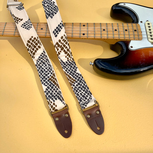 Reclaimed Skinny Guitar Strap in Lockwood Drive
