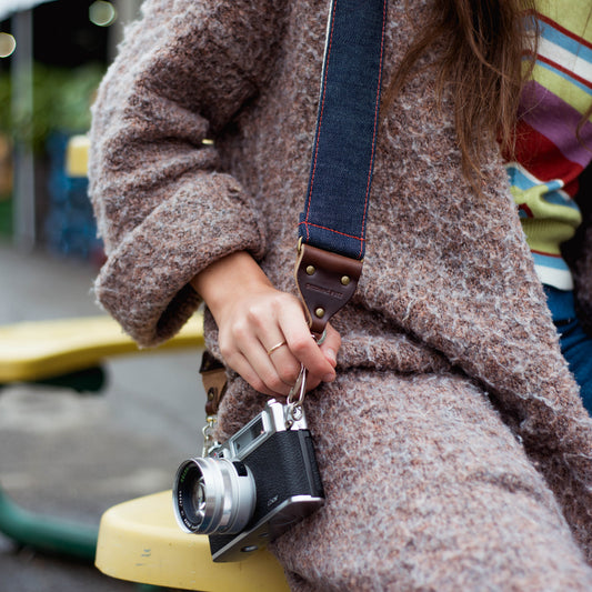 Nashville Series Camera Strap in Blue Denim