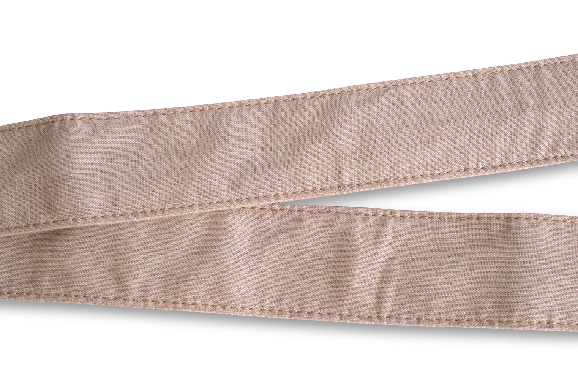 Fabric detail of Nashville guitar strap in woven cream fabric that we call the "Hillsboro Village"