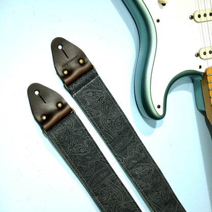 Paisley Guitar Strap in Bascobel