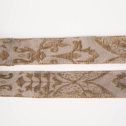 light brown embroidered vintage style camera strap by original fuzz