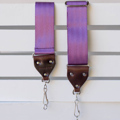 Seatbelt Camera Strap in Purple