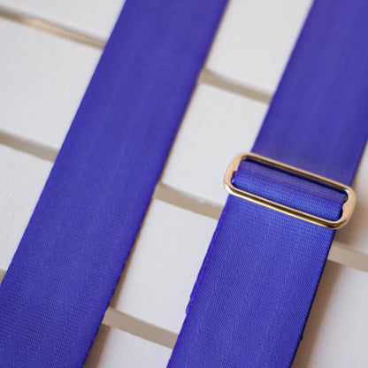 Seatbelt Camera Strap in Cobalt