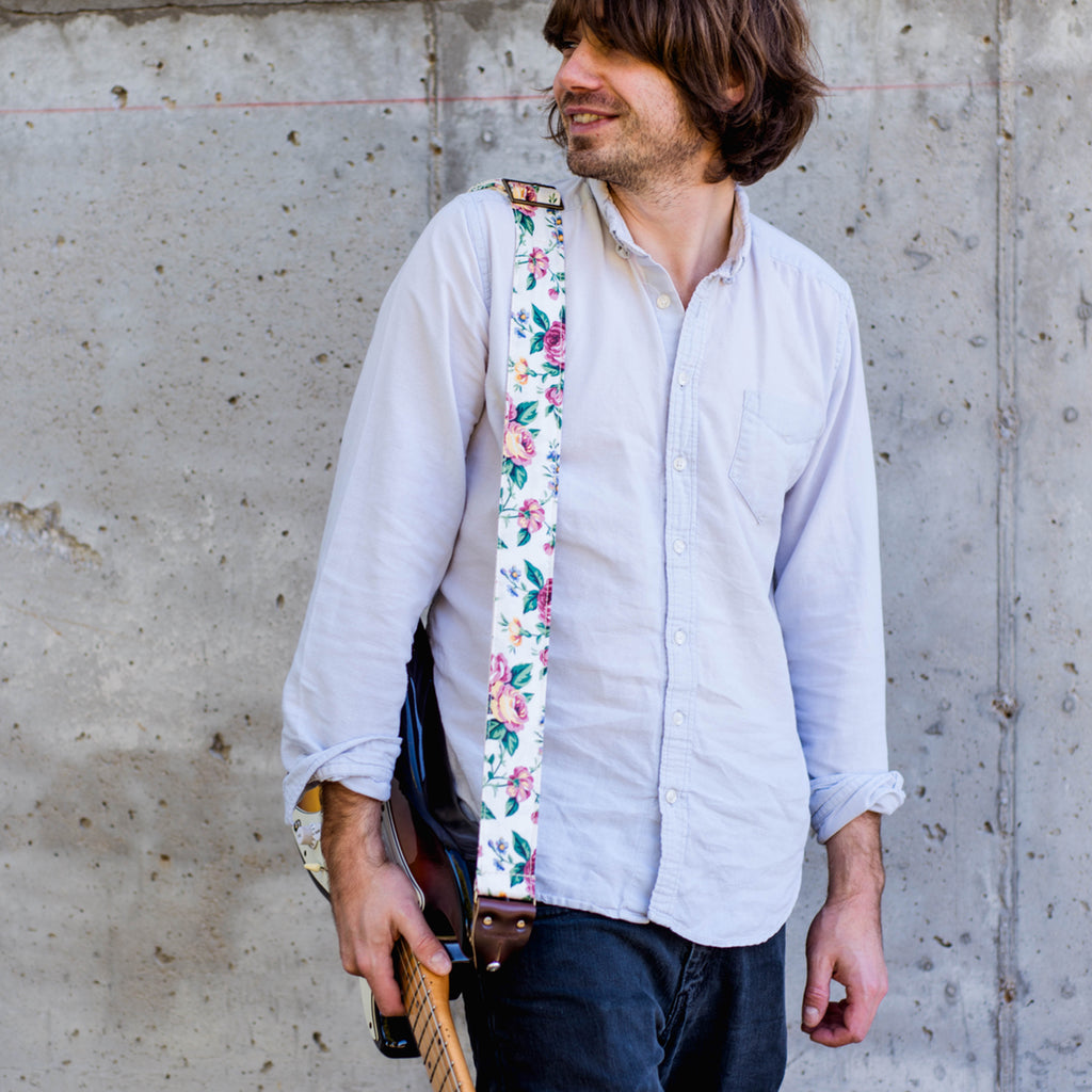 Reclaimed Guitar Strap in Guernsey