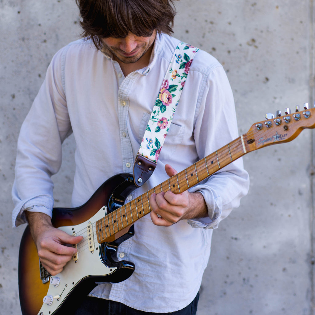 Reclaimed Guitar Strap in Guernsey