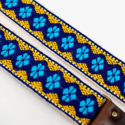 Vintage Guitar Strap in Varsity Street