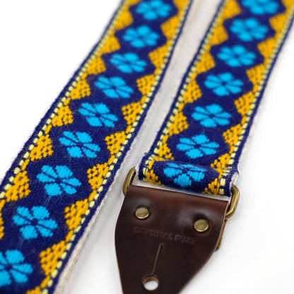 Vintage Guitar Strap in Varsity Street