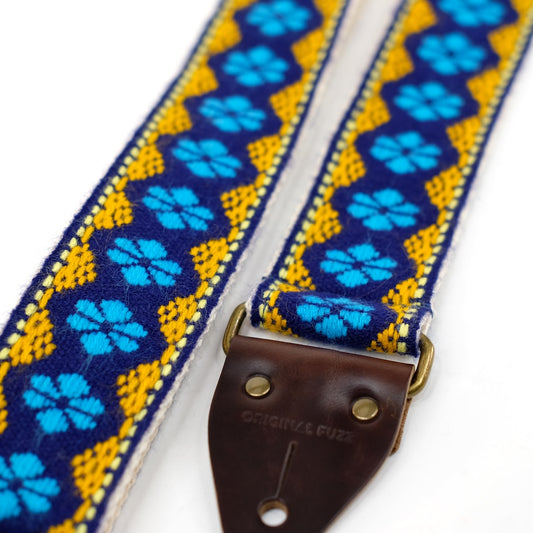 Vintage Guitar Strap in Varsity Street